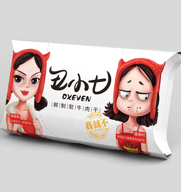 丑小七鲜制软牛肉干