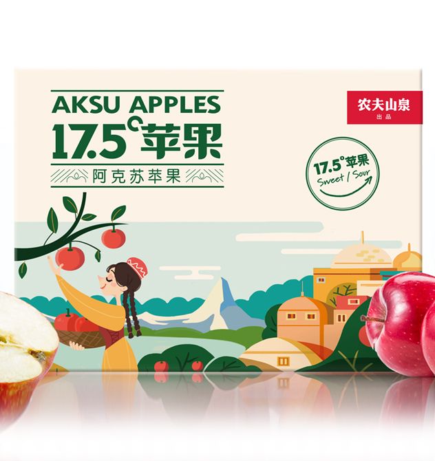 农夫山泉17.5°苹果如何开创中国苹果水果品牌？